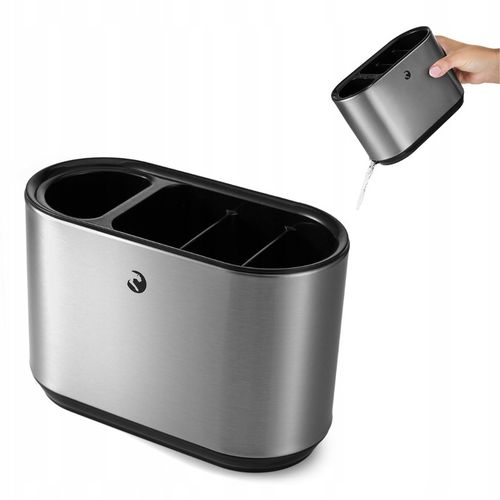 OCIEKACZ NA SZTUĆCE STAL NIERDZEWNA KUCHENNY POJEMNIK ORGANIZER na Arena.pl