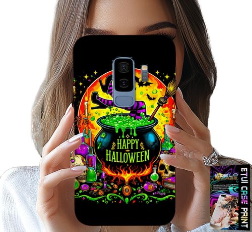 ETUI DO SAMSUNG GALAXY S9 PLUS - WIEDŹMA KOCIOŁEK RÓŻDŻKA HALLOWEEN FOLIA na Arena.pl