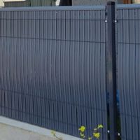 BRĄZOWA OSŁONA NA PŁOT LISTWY NA OGRODZENIE PANELE LAMELE 122X250CM