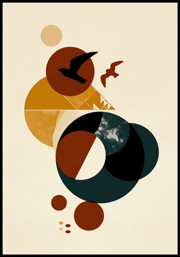 Plakat 68x98cm Kosmiczne Migracje na Arena.pl