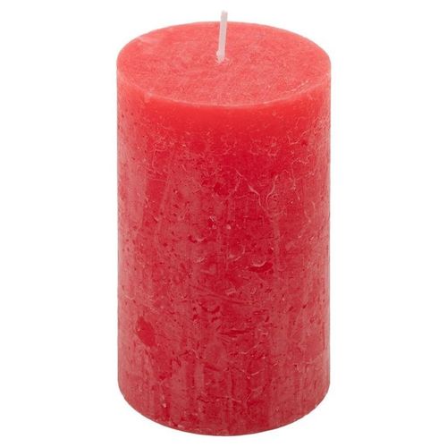 Zestaw świec rustykalnych, 11,5 cm, Ø 6,8 cm, czerwony, 6 sz na Arena.pl