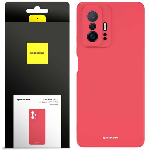 Spacecase Silicone Case Xiaomi 11T/11T Pro Red na Arena.pl