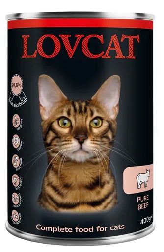Lovcat Pure Beef puszka 400g zdjęcie 1