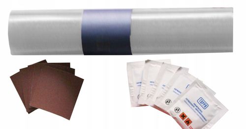 Zestaw Naprawczy Do Łatania Plandek 220x32cm SREBRNY na Arena.pl