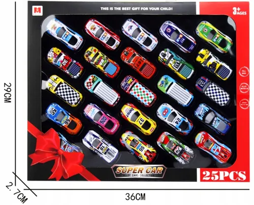 AUTA RESORAKI METAL PULL BACK 25 SZTUK na Arena.pl