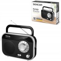 Radio sieciowo-bateryjne AM, FM Sencor SRD 210BS