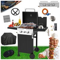 GRILL GAZOWY APOLLO-A RUSZT ŻELIWNY 8,5 KW + POKROWIEC