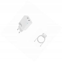Ładowarka sieciowa GaN 45W dwa USB-C z kabelem do Realme Pro Plus 5G