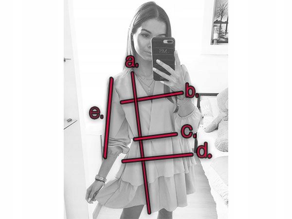 SUKIENKA ROZKLOSZOWANA KOPERTOWY DEKOLT CZERŃ zdjęcie 5