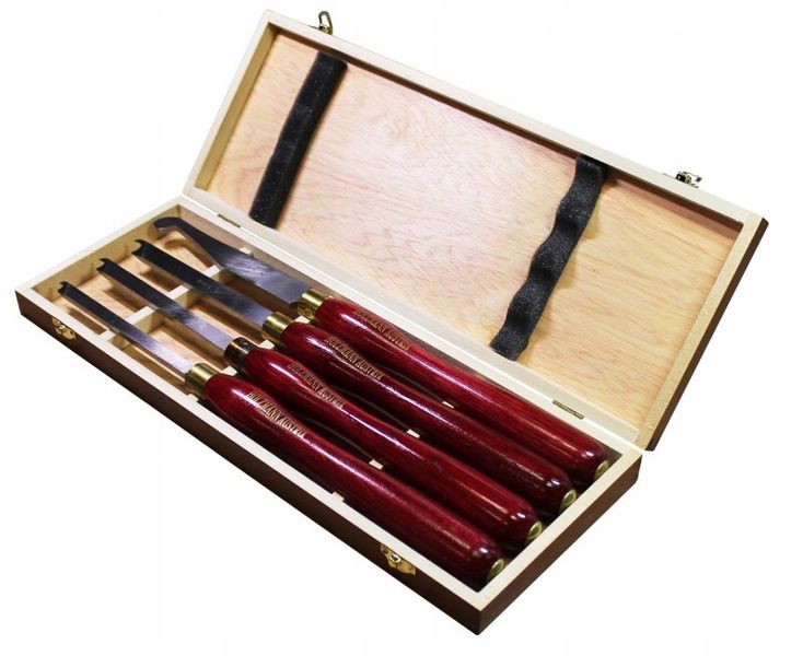 Dłuta tokarskie Holzmann ADSRS 4TLG zestaw dłut zdjęcie 1