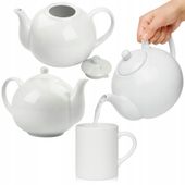 DZBANEK PORCELANOWY IMBRYK DO ZAPARZANIA HERBATY KAWY NAPARÓW ZIÓŁ 900ML