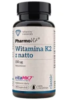 Witamina K2 (150 µg) Bezglutenowa 60 KapsuŁek - Pharmovit (classic)