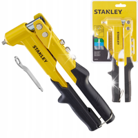 MOCNA ODLEWANA NITOWNICA MR100 4 WYMIENNE KOŃCÓWKI 2-5MM STANLEY