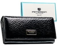 portfel damski skóra+pu ptn px22-cnf-5327 black