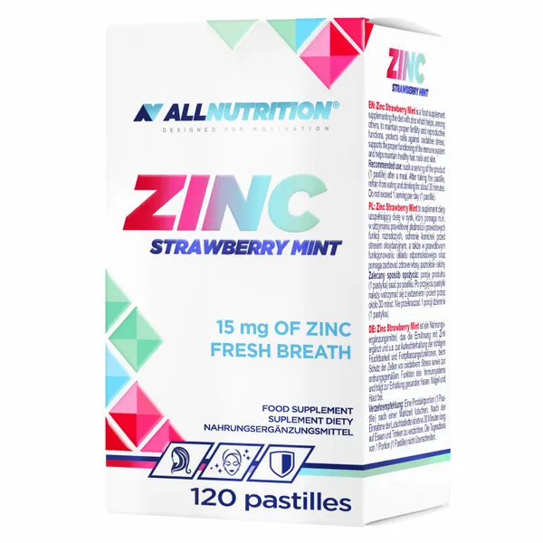 Allnutrition ZINC 120tab STRAWBERRY MINT zdjęcie 1