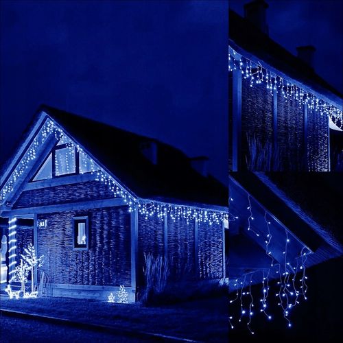 SOPLE FLASH 300 LED ZEWNĘTRZNE NIEBIESKIE CHOINKOWE lampki z Flashem na Arena.pl