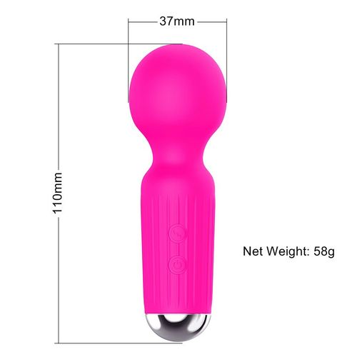 stymulator rechargeable mini masager usb 20 functions   pink na Arena.pl
