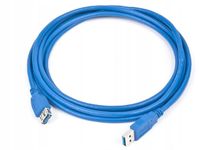2 x Przedłużacz USB3.0 1,8m Gembird AM-AF USB 3.0 blue