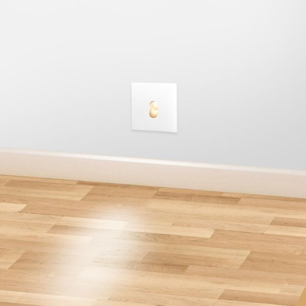 Oświetlenie schodowe Lesel 001 L 100101202 Elkim LED 1W 4000K oczko białe zdjęcie 3