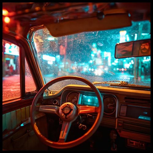 Plakat 60x60cm Nocny Kierowca na Arena.pl