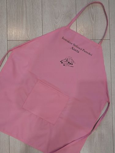 fartuch fartuszek kosmetyczny flex nadruk logo napis nazwa imię prezent na Arena.pl