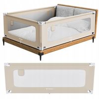 Barierka do łózka ochronna TULANO bramka zabezpieczająca składana