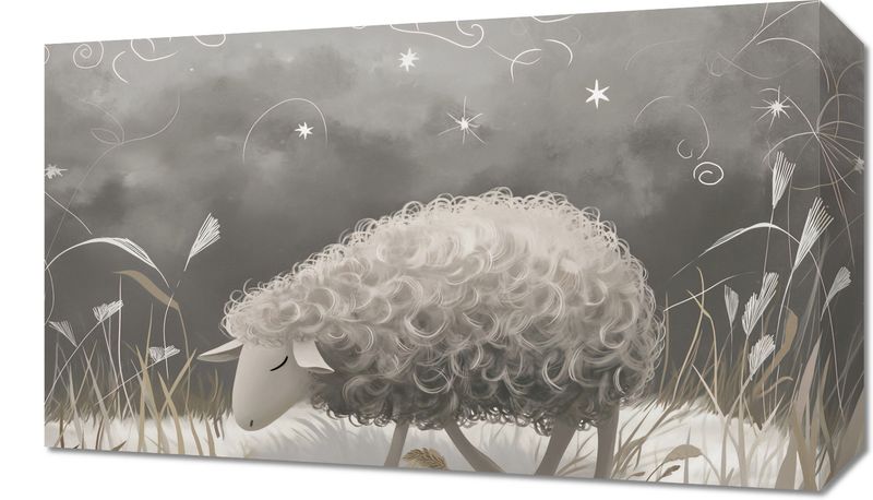 Obraz 50x30cm Bujna Owca zdjęcie 1