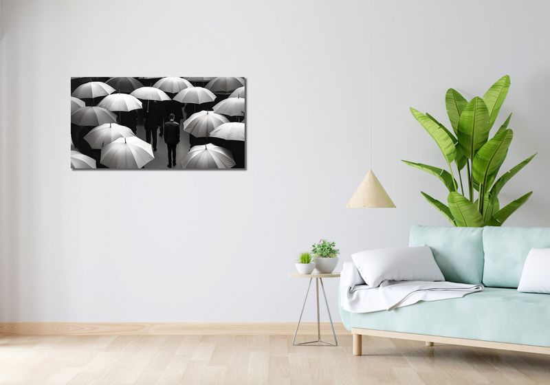 Obraz 100x50cm Samotność w Tłumie zdjęcie 2