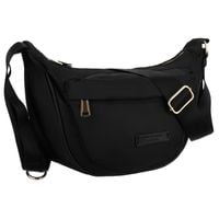 czarna listonoszka damska wykonana z nylonu, zawieszona