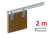 Zestaw drzwi przesuwne podwieszane SATORI komplet okuć + tor 2m