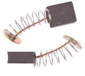 Szczotki węglowe 7.5x14x18 mm do elektronarzędzi marketowych.