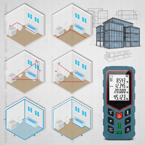 DALMIERZ LASEROWY POZIOMICA MIERNIK ODLEGŁOŚCI CYFROWY KĄTOMIERZ na Arena.pl