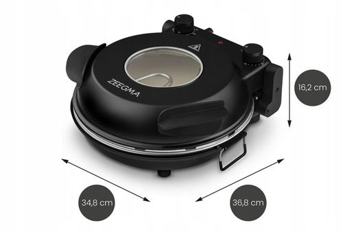 PIEC DO PIZZY 400°C Kamienny Domowy piecyk PIZZA PIECYK 1200W Termostat na Arena.pl