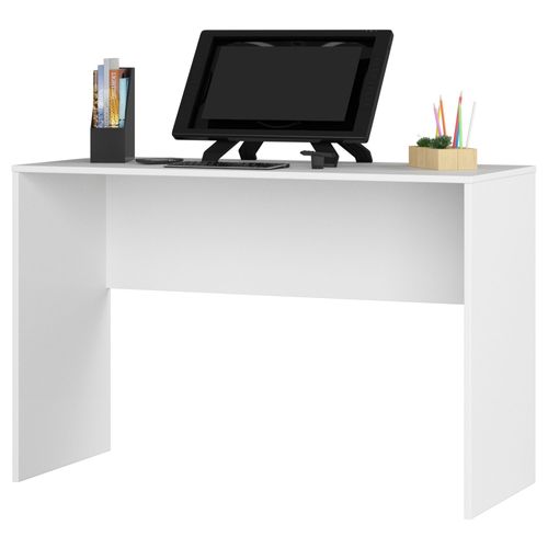 BIURKO B-17 PROSTE 120 cm BIAŁE WOLNOSTOJĄCE na Arena.pl