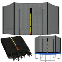 SIATKA DO TRAMPOLINY 10FT 300/305/312 cm ZEWNĘTRZNA MOCNA NA 6 SŁUPKÓW NÓG