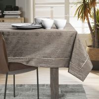 Obrus Plamoodporny VESTA Mankiet + Lamówka 140x200 Cappuccino AmeliaHome