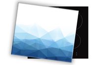 SZKLANA DESKA NA KUCHENKĘ 60x52 019A TRÓJKĄTY