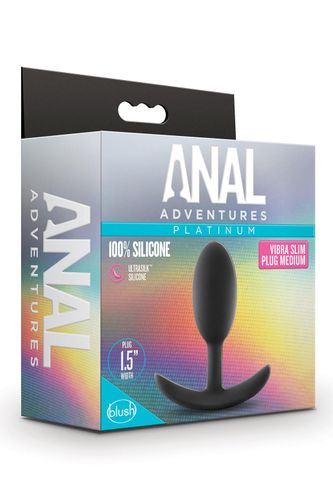 ANAL ADVENTURES PLATINUM VIBRA SLIM PLUG - MEDIUM na Arena.pl