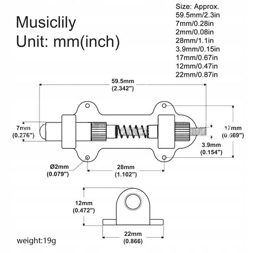 Gitara elektryczna stabilizator tremolo na Arena.pl