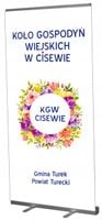 Rollup roll-up stojący stojak Koło Gospodyń Wiejskich KGW Projekt GRATIS