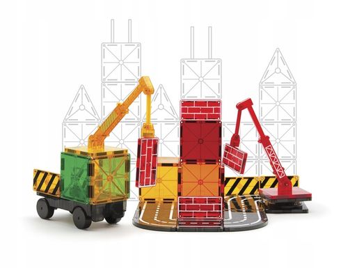 Magna-Tiles, klocki magnetyczne Builder 32 el. na Arena.pl