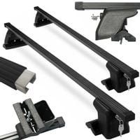 Uniwersalny bagażnik bazowy na punkty montażowe AMOS C-15 PLUS Belki Stalowe 140cm