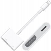 PRZEJŚCIÓWKA ADAPTER HDMI KABEL DO LIGHTNING IPHONE IPAD IPOD FULL HD 60HZ