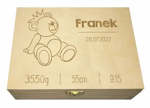 PUDEŁKO WSPOMNIEŃ PREZENT ROCZEK CHRZEST NARODZINY na Arena.pl