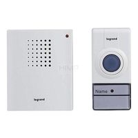 Dzwonek bezprzewodowy Essential biały (zestaw odbiornik + nadajnik) Legrand 094250