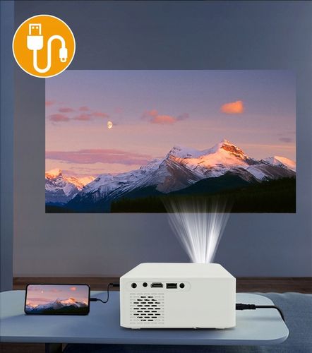 PROJEKTOR RZUTNIK ANDROID SMART TV WIFI FULL HD 7000lm 400 ANSI LED BT na Arena.pl