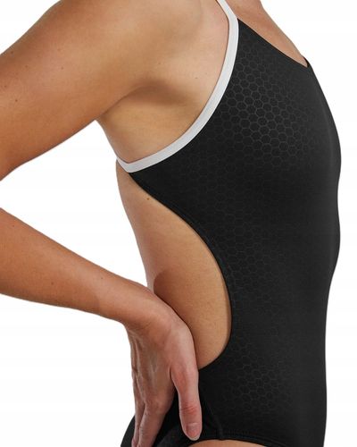 Strój kąpielowy damski na basen Tyr Hexa Cutoutfit rozmiar D32|XS/S na Arena.pl