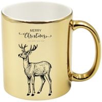 KUBEK ZŁOTY PREMIUM PREZENT ŚWIĄTECZNY BOŻE NARODZENIE MIKOŁAJKI