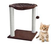 HAMAK STOJĄCY DRAPAK LEGOWISKO DLA KOTA BRĄZOWY