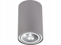 LAMPA SUFITOWA SPOT NOWODVORSKI BIT SILVER M 9483 SZARA